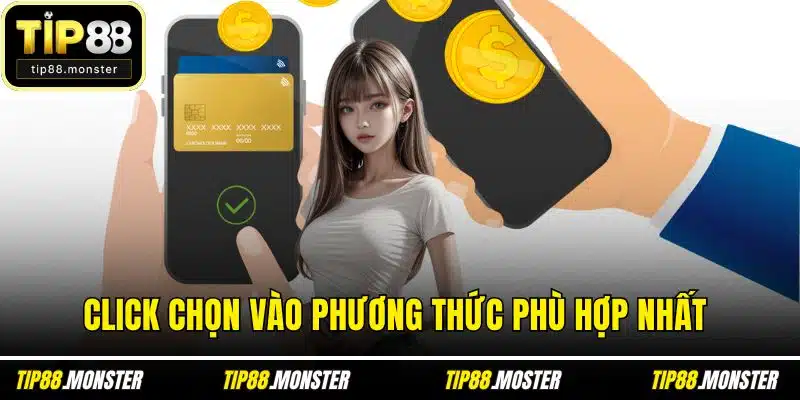Click chọn vào phương thức phù hợp nhất